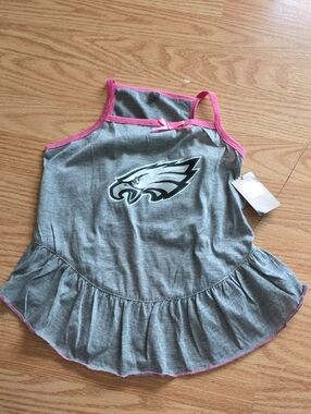 NFL Philadelphia Eagles branded pet tank top.